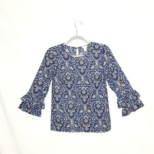 J. Crew tunic top. Navy Blue, 00